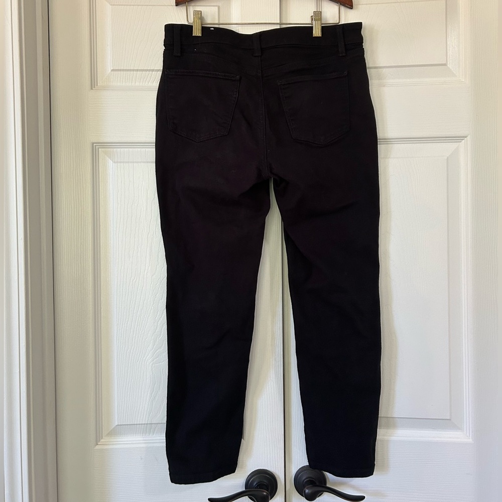 Talbots black slim ankle jean